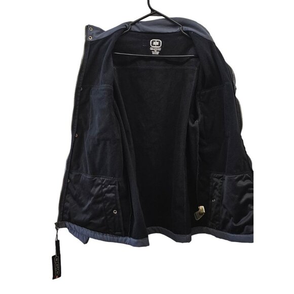 Ogio 1967 Logo on Front Men's Jacket Gray Size M Full-Zip Multiple Pockets. BNWT - Picture 13 of 15